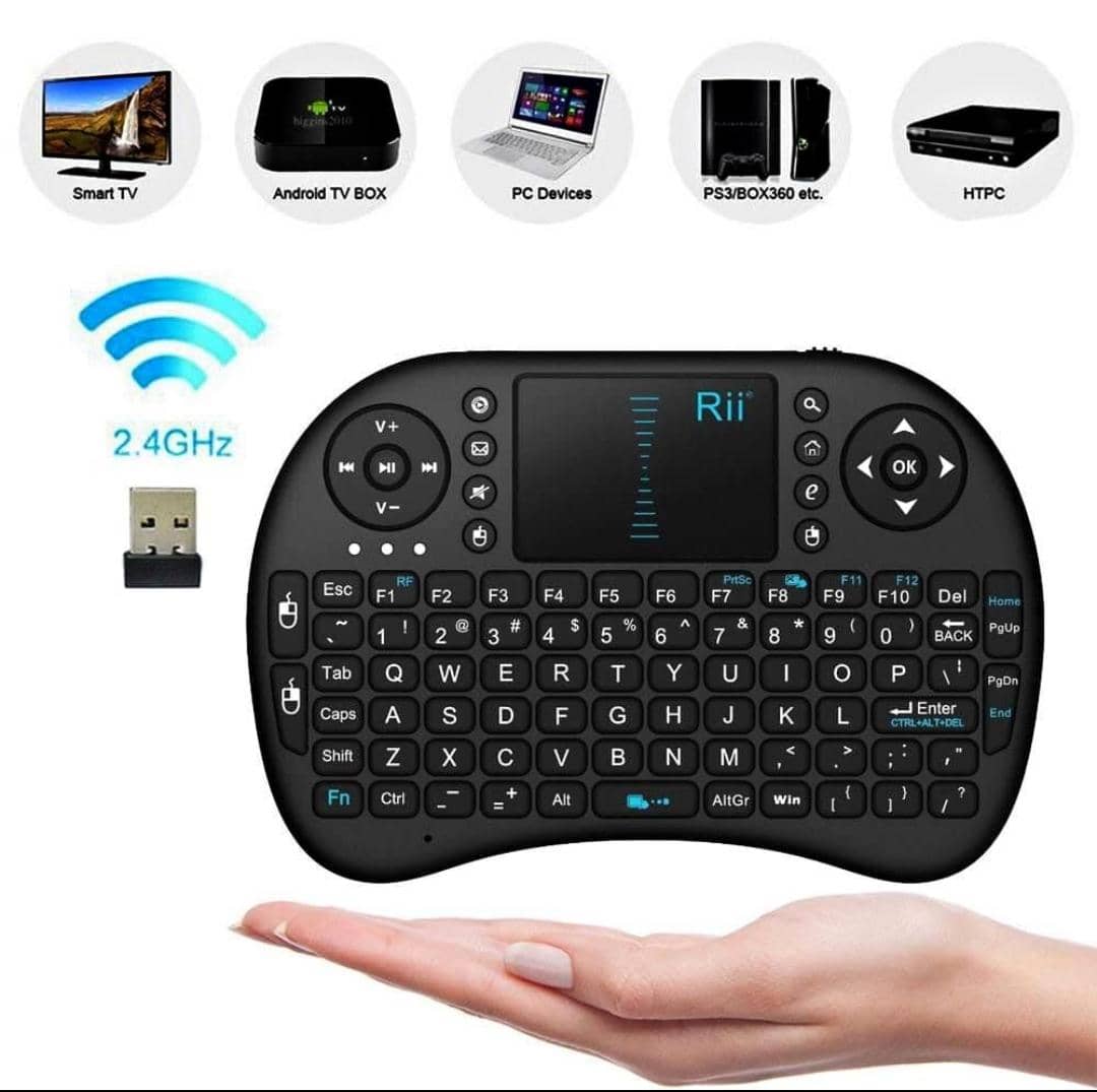 Mini Clavier Sans Fil Rétroéclairé avec Pavé Tactile – Tout-en-un pour un Contrôle Total 🖥️🎮📺